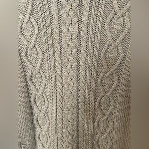 Vineyard Vines Cable Knit Turtleneck Sweater Lambswool Blend Preppy Coastal XL